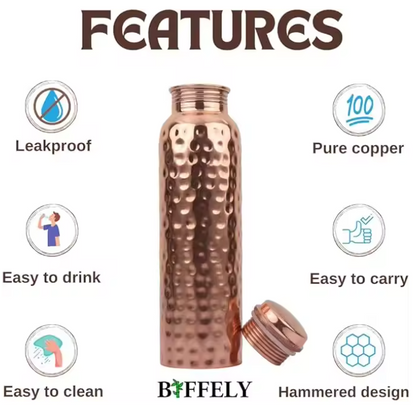 Pure Copper Water Bottle